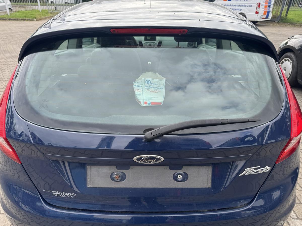 Ford Fiesta JA8 original Heckklappe mit Heckscheibe Blazer Blau Bj.2009